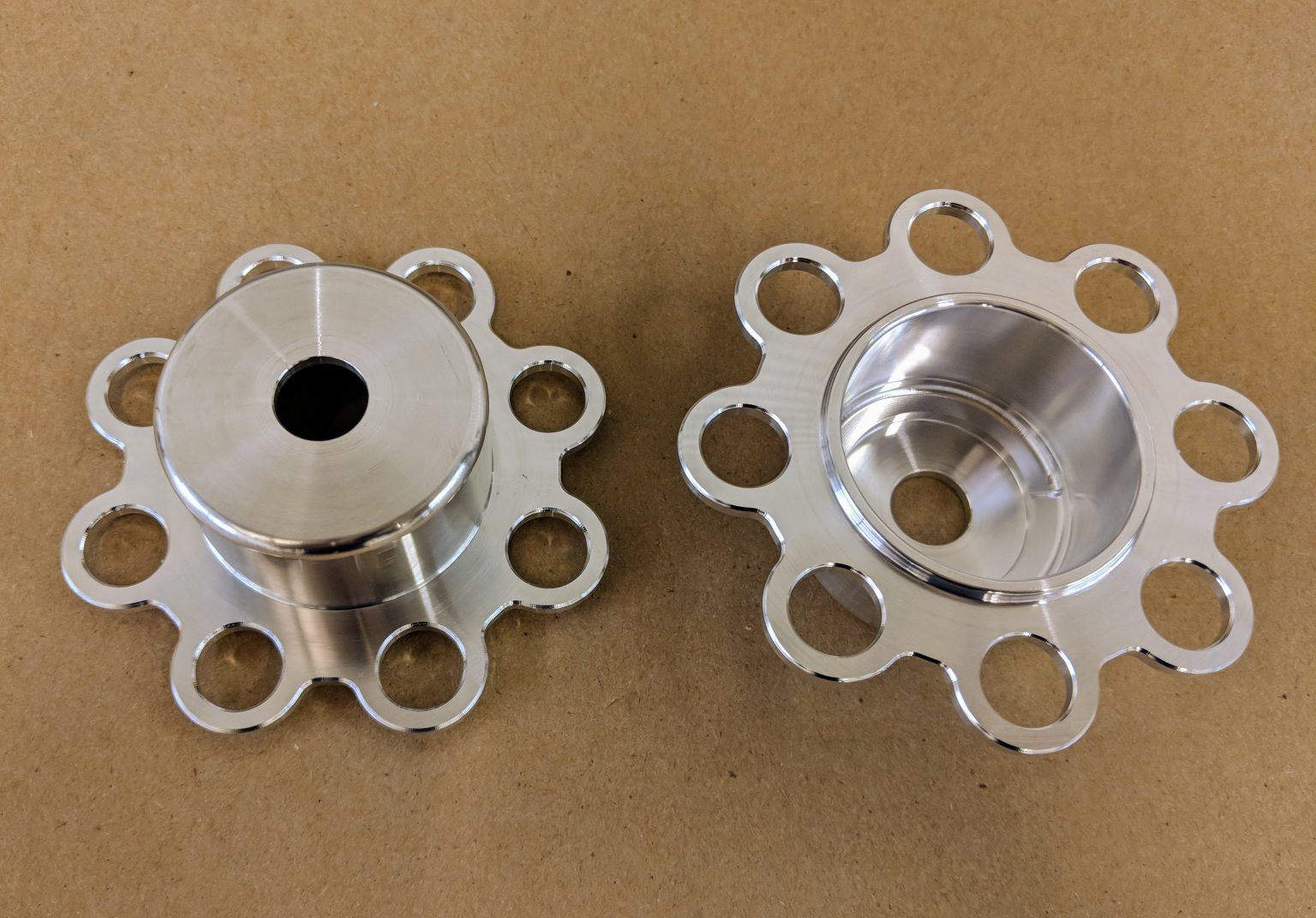 Aluminum machined parts